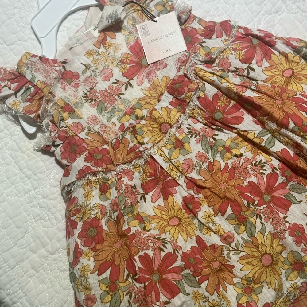 Floral Summer Girl Dress - Picture 10 of 16